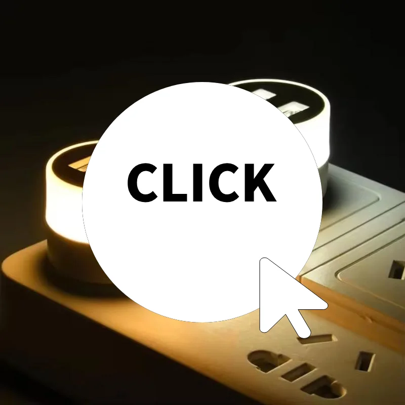 USB Light LED USB Book Lamp Eye Protection Reading Light Computer Reading Lamp Mobile Power Charging Book Lamps Mini Night Light