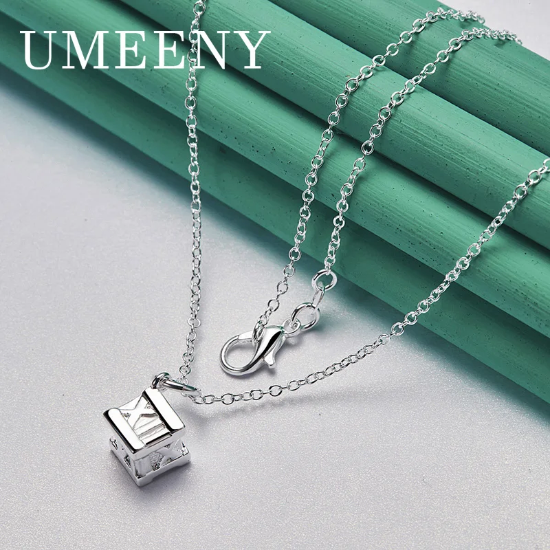 925 Sterling Silver 16-30 Inch Delicate Square Zirconia Necklace Women's Accessories Wedding Jewelry Gift
925 Sterling Silver 16-30 Inch Delicate Square Zirconia Necklace Women's Accessories Wedding Jewelry Gift