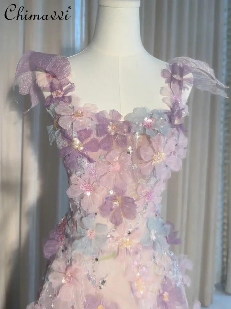 Fashion Flowers Off-Shoulder Women's Dress 2023 Autumn Beautiful Princess Dress High Waist Embroidered Sequins A- Line Dress
Fashion Flowers Off-Shoulder Women's Dress 2023 Autumn Beautiful Princess Dress High Waist Embroidered Sequins A- Line Dress
