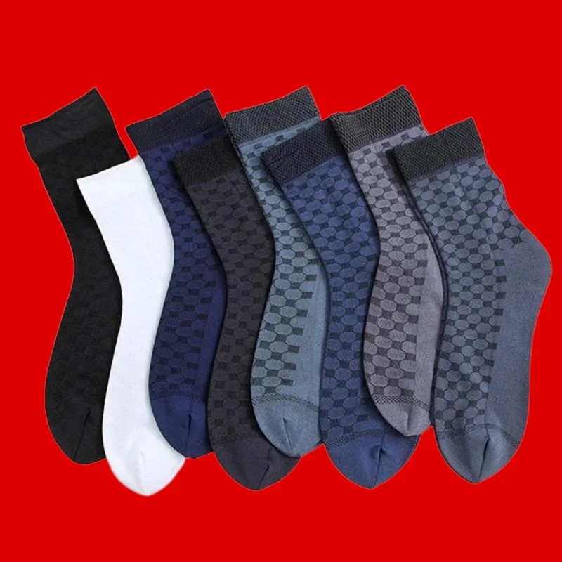 5/10 Pairs Anti-snag Ribbon Heel Durable Casual Business Mid-tube Men's Socks Summer Plaid Men's Thin Socks Men's Stockings
5/10 Pairs Anti-snag Ribbon Heel Durable Casual Business Mid-tube Men's Socks Summer Plaid Men's Thin Socks Men's Stockings