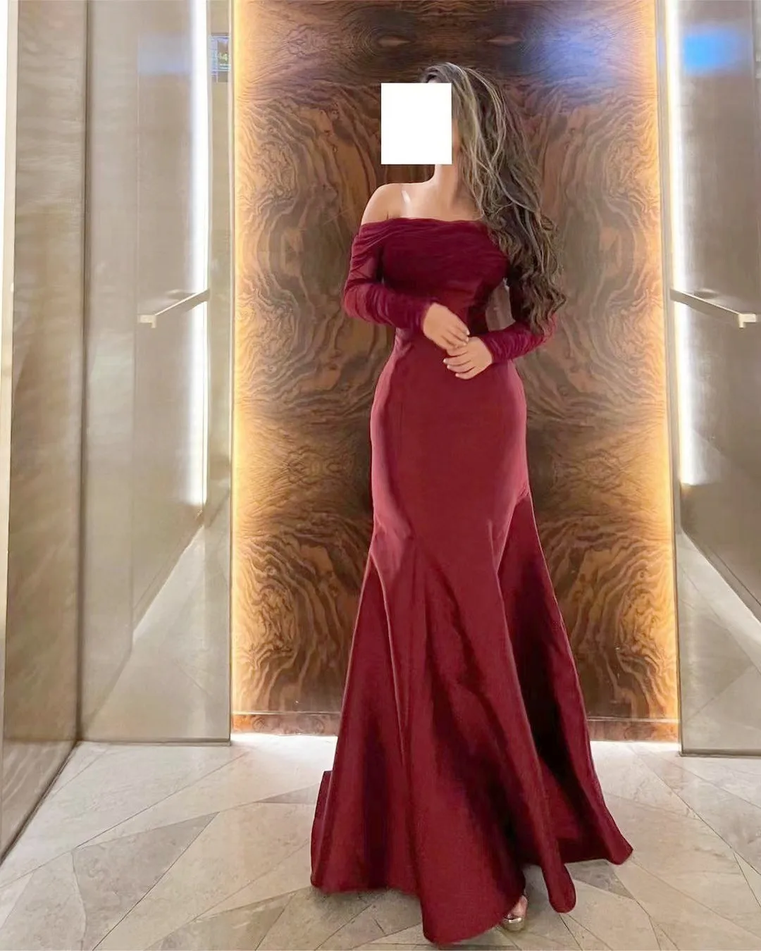 Merida Off-The-Shoulder Prom Dresses Red Mermaid Tulle Long Sleeves Floor-Length Formal Dresses For Women 2023
Merida Off-The-Shoulder Prom Dresses Red Mermaid Tulle Long Sleeves Floor-Length Formal Dresses For Women 2023