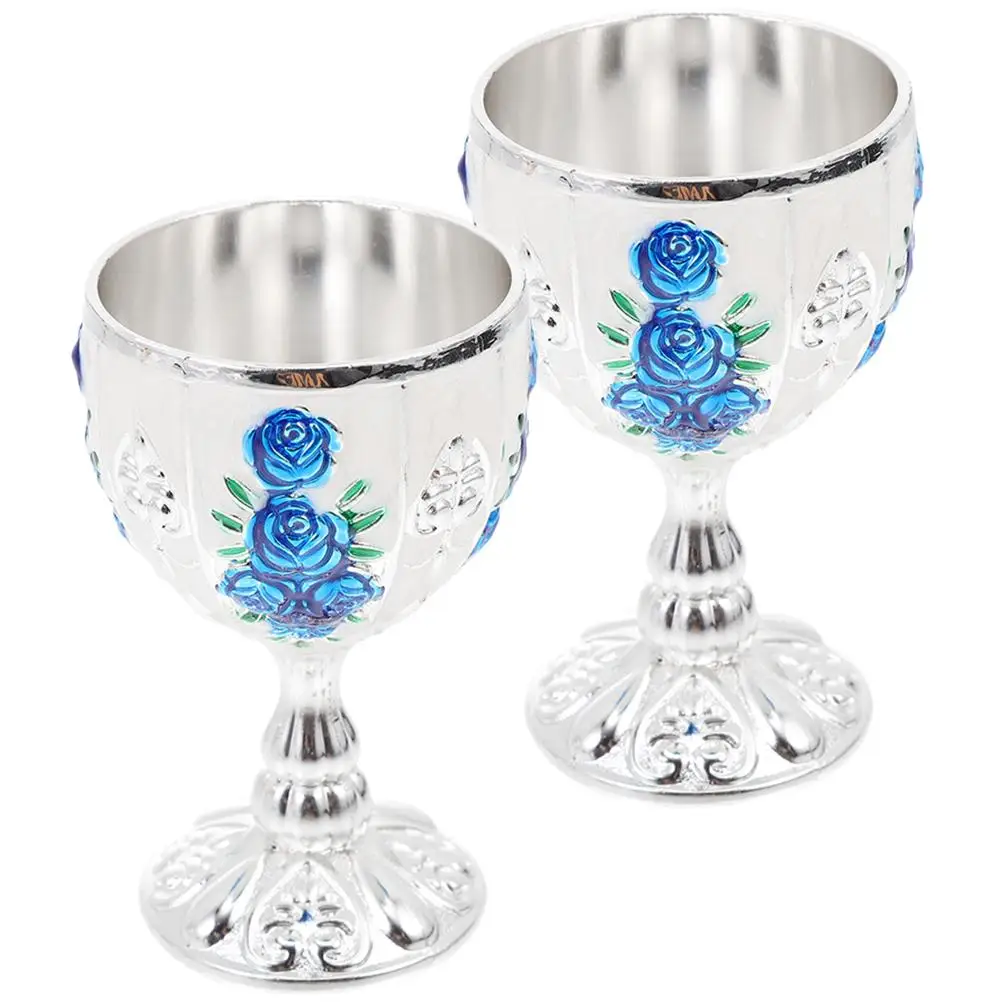 2Pcs Retro Glasses Mini Metal Tea Small Zinc Alloy Elegant Decorative Vintage Style Reusable Small Metal Water Cups
2Pcs Retro Glasses Mini Metal Tea Small Zinc Alloy Elegant Decorative Vintage Style Reusable Small Metal Water Cups