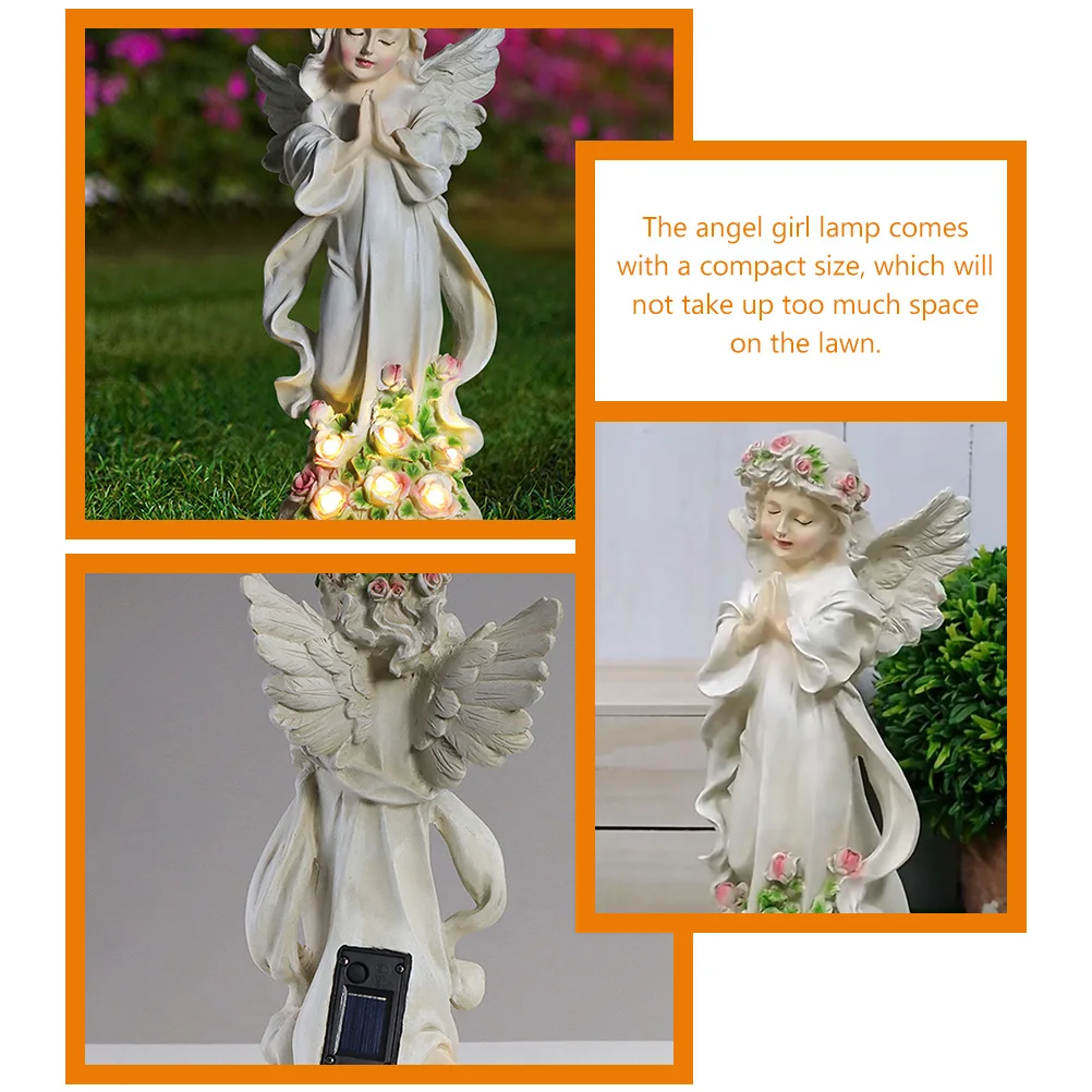 Flower Fairy Night Light Gardening Decorations Outdoor Solar Statue Ornaments Glowing Statues Resin House 
Flower Fairy Night Light Gardening Decorations Outdoor Solar Statue Ornaments Glowing Statues Resin House