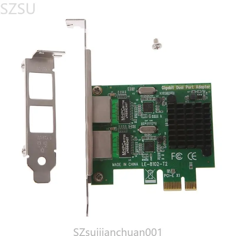 SZSU 2 PORTS PCIE 1000M PCIE GIGABIT ETHERNET Двойные порты RJ45 LAN Card для 82576EB PCI-E Ethernet
SZSU 2 PORTS PCIE 1000M PCIE GIGABIT ETHERNET Двойные порты RJ45 LAN Card для 82576EB PCI-E Ethernet