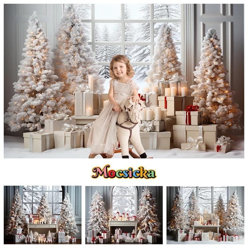Window Christmas Tree Backdrop For Photography Props Indoor Gifts Snow Scenery Photo Background Wallpaper Decoration Photozone
Window Christmas Tree Backdrop For Photography Props Indoor Gifts Snow Scenery Photo Background Wallpaper Decoration Photozone