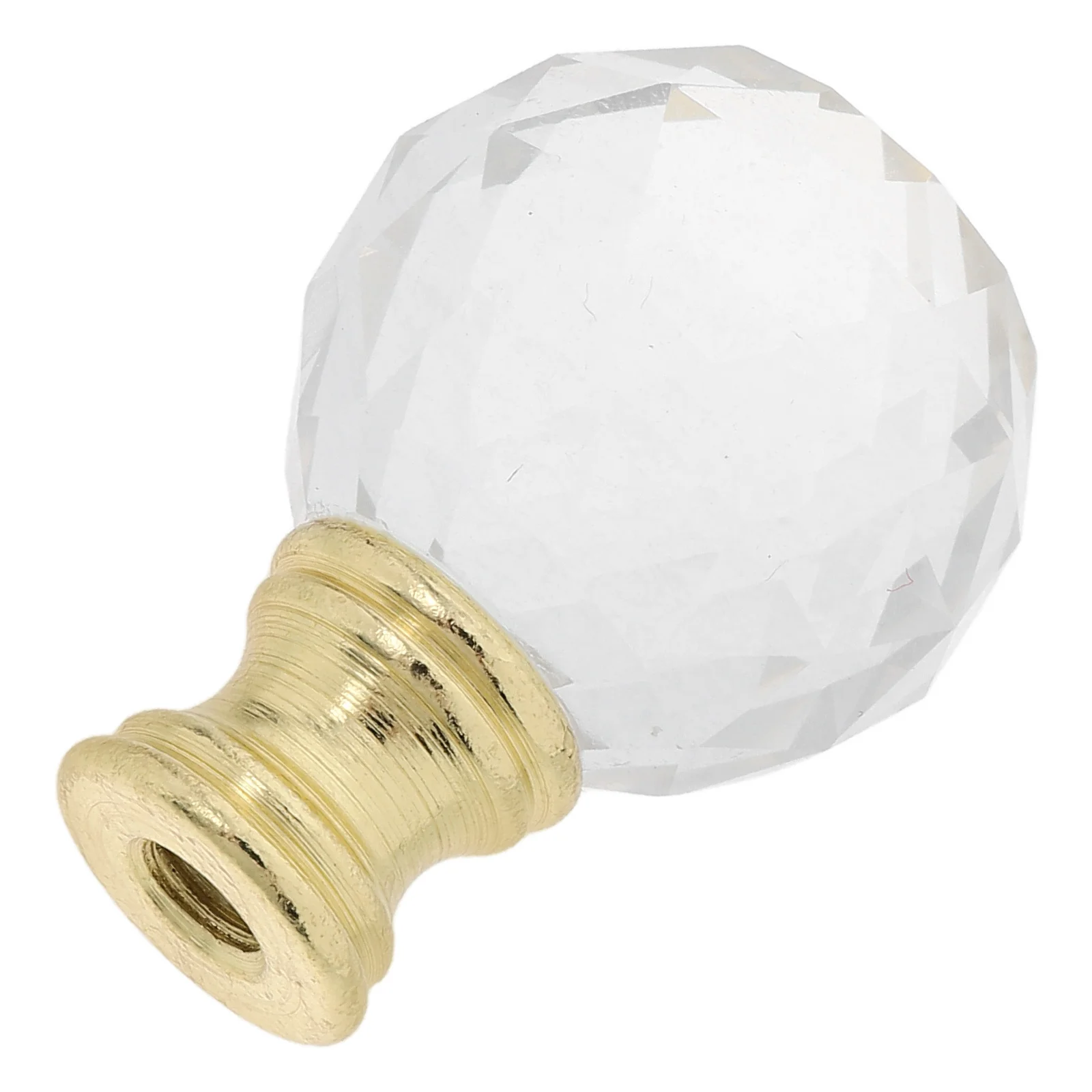 Crystal Lamp Finial Cap Knob Decorative Light Finial Easy Installation for Table Floor Lamp Shade Replacement Accessory 
Crystal Lamp Finial Cap Knob Decorative Light Finial Easy Installation for Table Floor Lamp Shade Replacement Accessory