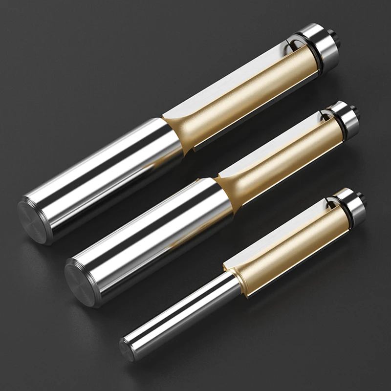 1/3/5Pcs Double Bearing Trimming Knife Double Edged Straight Knife 1/2 1/4 Woodworking Tools Trimming CNC Endmill Milling Cutter
1/3/5Pcs Double Bearing Trimming Knife Double Edged Straight Knife 1/2 1/4 Woodworking Tools Trimming CNC Endmill Milling Cutter