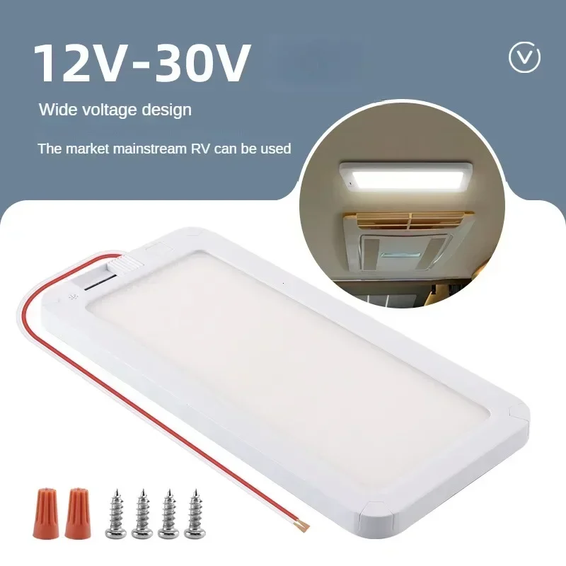 For RV Camper Truck Motorhome Caravan 96LED 3Color Dimmable 12V-30V One-Button Control LED Ceiling Dome Light Soft Bright Interi
For RV Camper Truck Motorhome Caravan 96LED 3Color Dimmable 12V-30V One-Button Control LED Ceiling Dome Light Soft Bright Interi