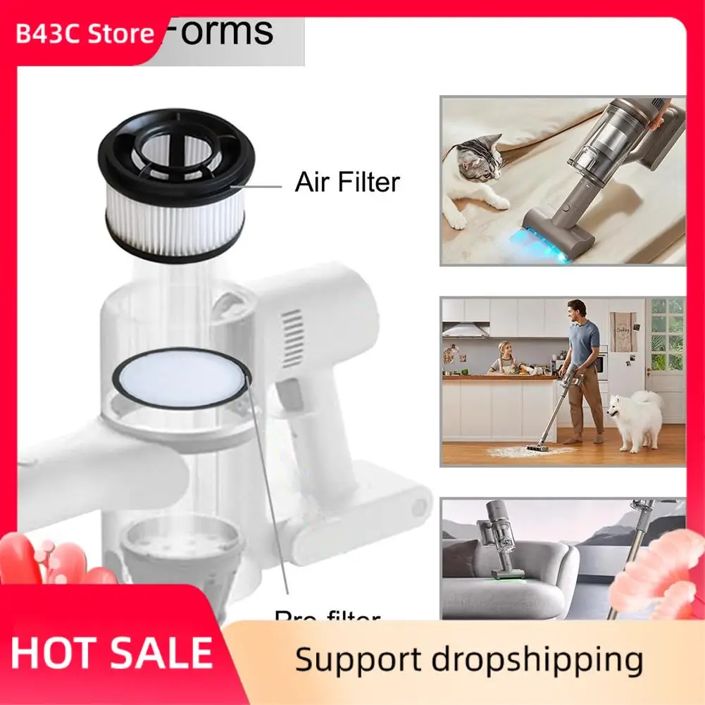 Сменный фильтр Hepa B43C для Dreame T10 / T20 / T20pro / T30 / T30NEO / R10 / R10pro / R20, детали вертикального пылесоса
Сменный фильтр Hepa B43C для Dreame T10 / T20 / T20pro / T30 / T30NEO / R10 / R10pro / R20, детали вертикального пылесоса