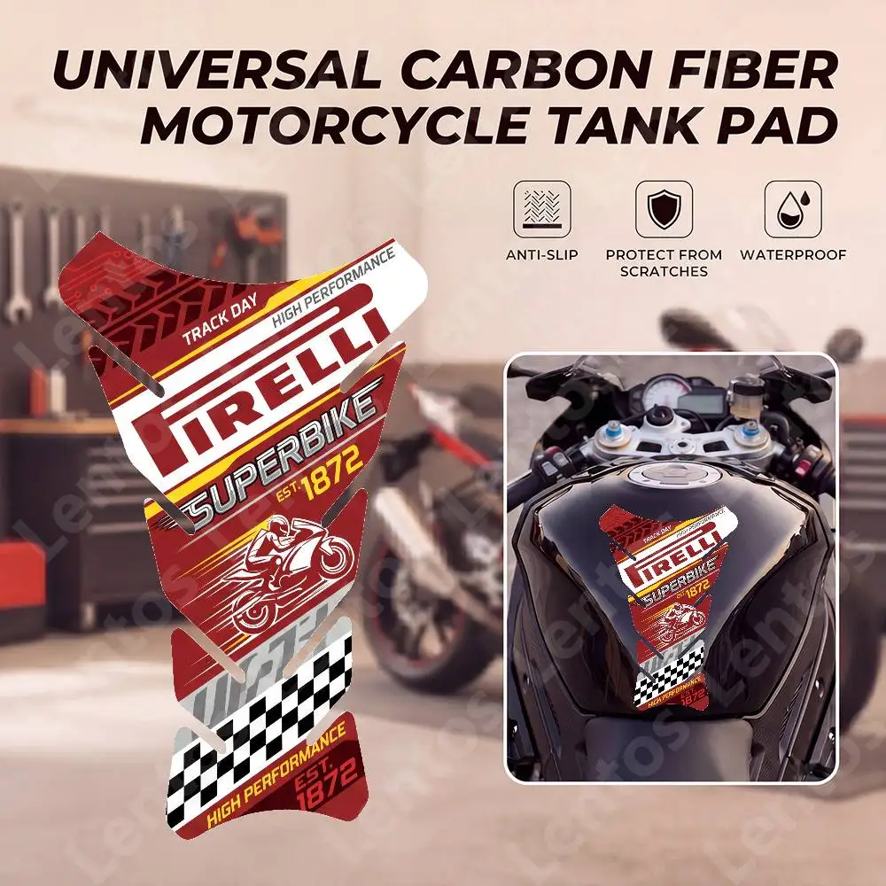 For PIRELLI Universal Motorbike Fish Bone Tank Pad Decor Stickers Accessories
For PIRELLI Universal Motorbike Fish Bone Tank Pad Decor Stickers Accessories