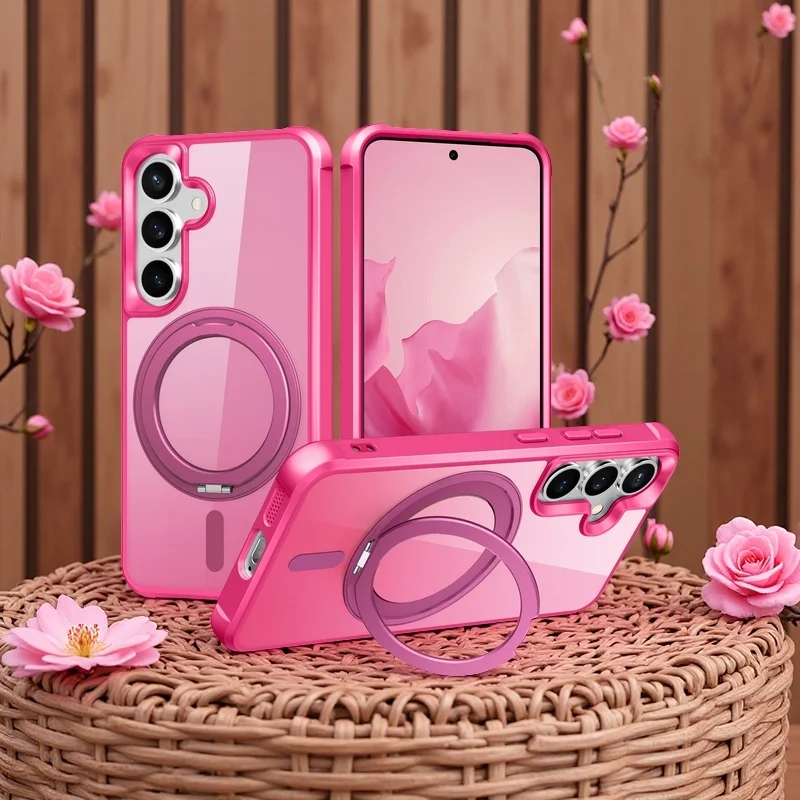 360° Rotatable Matte Magnetic Ring Hidden Stand Case For Samsung S25 & Samsung S25 Plus Drop-Proof
360° Rotatable Matte Magnetic Ring Hidden Stand Case For Samsung S25 & Samsung S25 Plus Drop-Proof
