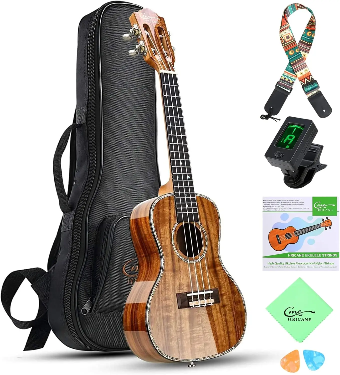 4-String 23-Inch Concert Ukulele for Beginners - Sapele Hawaiian Acoustic Ukulele Includes Case and Extra String Set, Koa Glossy Finish
4-String 23-Inch Concert Ukulele for Beginners - Sapele Hawaiian Acoustic Ukulele Includes Case and Extra String Set, Koa Glossy Finish