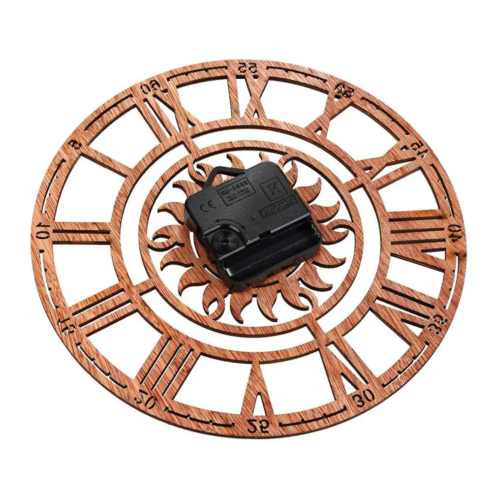 Wooden Sun shaped Wall Clock Roman Numeral Quartz Movement Operated Clocks Round Digital Home Office Decor Gifts
Wooden Sun shaped Wall Clock Roman Numeral Quartz Movement Operated Clocks Round Digital Home Office Decor Gifts