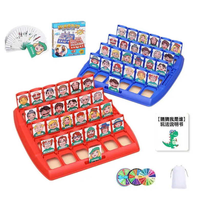 Guess Board Game Parent-child Interaction Toy Logical Reasoning Children Guess Character Chessboard
Guess Board Game Parent-child Interaction Toy Logical Reasoning Children Guess Character Chessboard