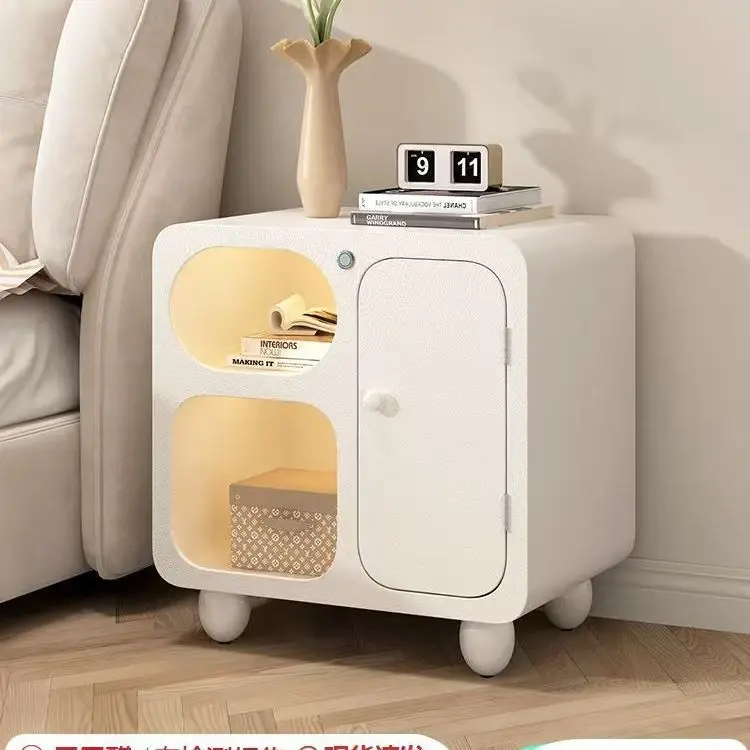 Bedside table Household simple French cream wind Bedside table Storage cabinet Locker Small bedroom Bedside cabinet 
Bedside table Household simple French cream wind Bedside table Storage cabinet Locker Small bedroom Bedside cabinet