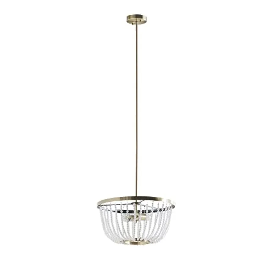Melrose Chandeliers for Bedrooms Dining Ceiling Mount Light Fixture 2 Bulbs White Beaded Hanging Lamp Metal Frame Rod Modern Us
Melrose Chandeliers for Bedrooms Dining Ceiling Mount Light Fixture 2 Bulbs White Beaded Hanging Lamp Metal Frame Rod Modern Us