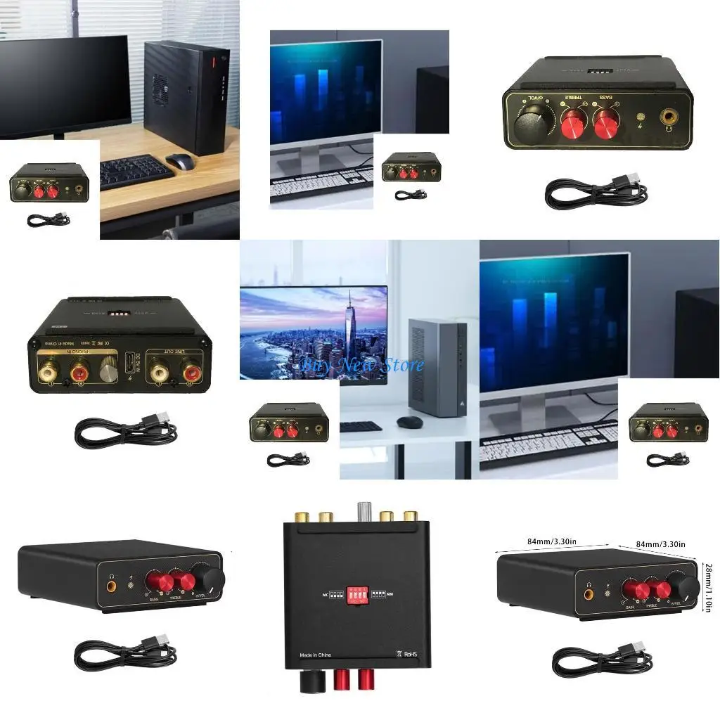 20CE профессиональный MM/MC фонокорректор RIAA для виниловых проигрывателей/проигрывателей с выходом для наушников 3,5 мм
20CE профессиональный MM/MC фонокорректор RIAA для виниловых проигрывателей/проигрывателей с выходом для наушников 3,5 мм