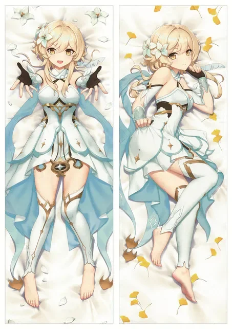 Game Genshin Impact Ying Traveler Lumine Подушка «Dakimakura», обнимающая наволочка для тела, Светлый Костюм Otaku, наволочка
Game Genshin Impact Ying Traveler Lumine Подушка «Dakimakura», обнимающая наволочка для тела, Светлый Костюм Otaku, наволочка