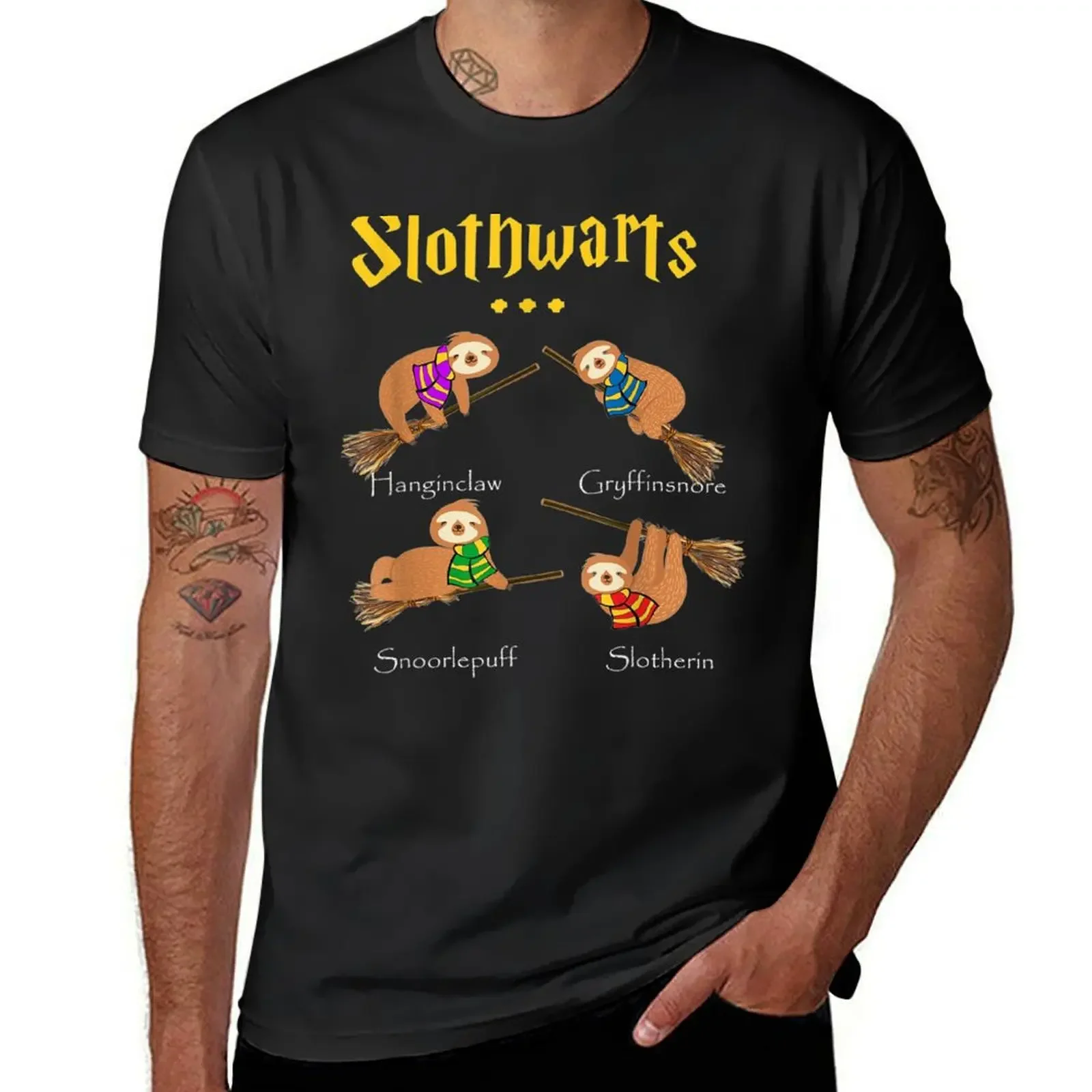 Harry Slothwarts-Sloth подарок на день рождения, футболка на Хэллоуин, спортивные фанаты, аниме, необходимая футболка, облегающие футболки для мужчин
Harry Slothwarts-Sloth подарок на день рождения, футболка на Хэллоуин, спортивные фанаты, аниме, необходимая футболка, облегающие футболки для мужчин