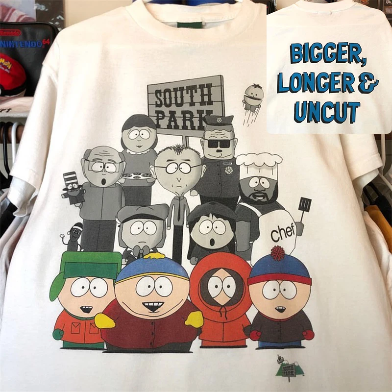 Большие хлопковые футболки American Street для мужчин и женщин, с короткими рукавами и мультяшным рисунком Southpark
Большие хлопковые футболки American Street для мужчин и женщин, с короткими рукавами и мультяшным рисунком Southpark