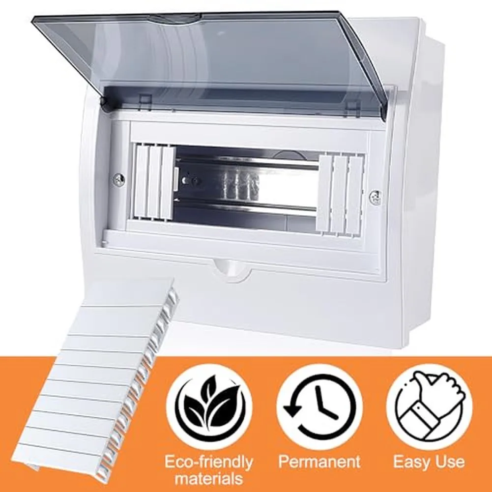 50 Pack Electric Panel Slot Covers for Modular For Fuse Box and Distribution Board Applications Clip On Mounting Compatibility
50 Pack Electric Panel Slot Covers for Modular For Fuse Box and Distribution Board Applications Clip On Mounting Compatibility