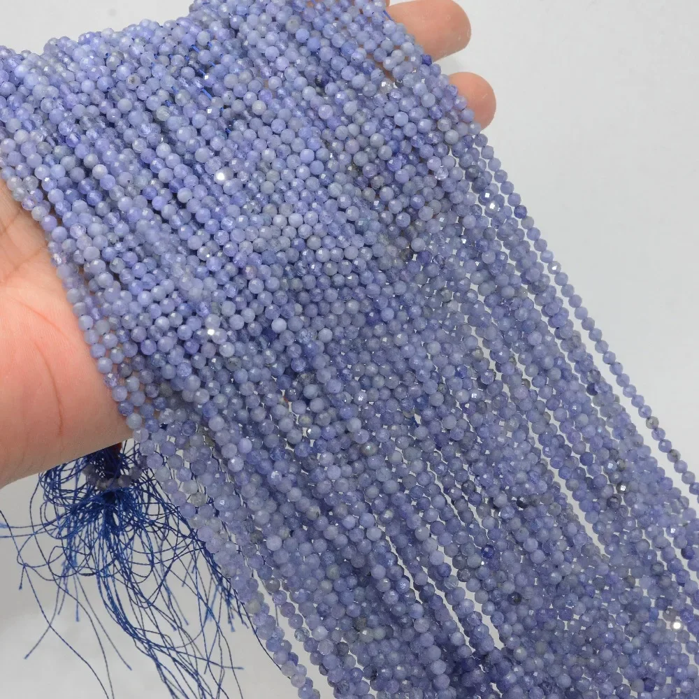 2 strands Natural Tanzanite Faceted Loose Round Beads 3mm,4mm
2 strands Natural Tanzanite Faceted Loose Round Beads 3mm,4mm