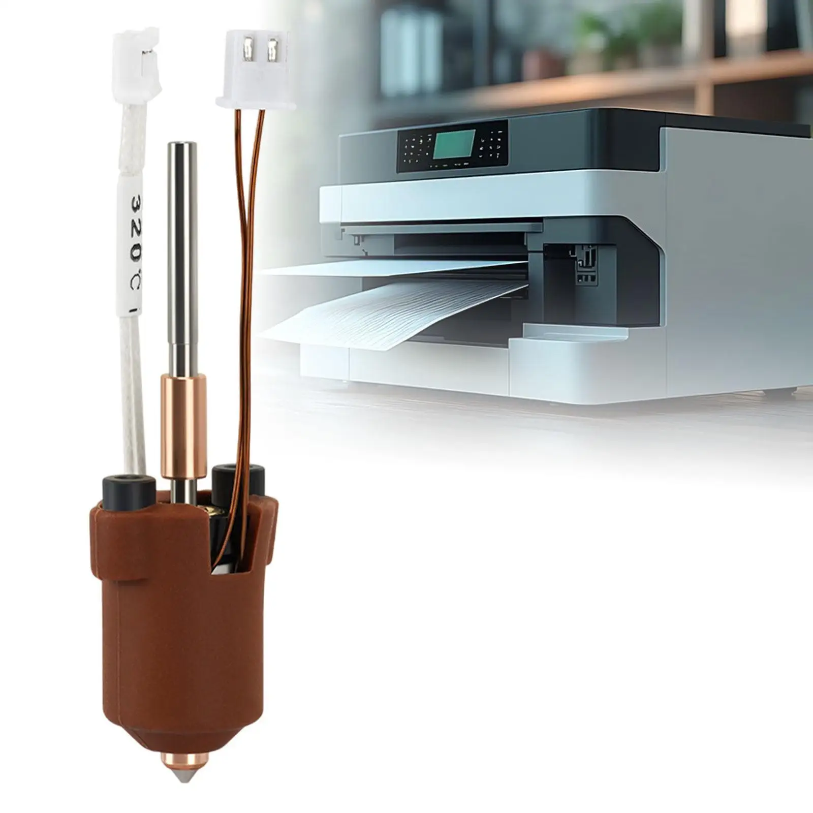 Heating Block Kit Extruder Heater Block Wear Resistant Thermistor Throat Heater Block Sturdy Head Extruder 3D Printer Hotend
Heating Block Kit Extruder Heater Block Wear Resistant Thermistor Throat Heater Block Sturdy Head Extruder 3D Printer Hotend