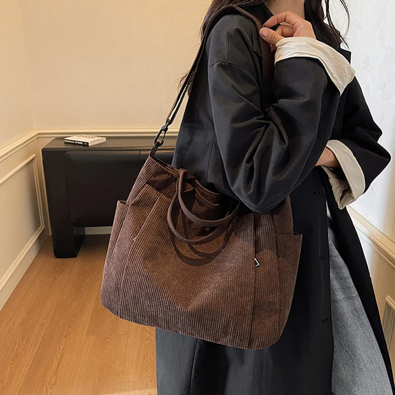 Corduroy Tote Bag For Women Large Capacity Handbag Purse Daily Casual Handbags Shoulder Bags for Women Work Commuter
Corduroy Tote Bag For Women Large Capacity Handbag Purse Daily Casual Handbags Shoulder Bags for Women Work Commuter