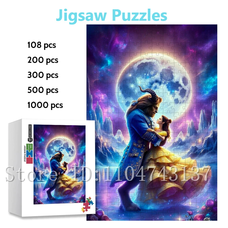 Пазлы Disney «Красавица и чудовище» 108/200/300/500/1000 Пазлы ручной работы для взрослых Декомпрессионные игровые игрушки
Пазлы Disney «Красавица и чудовище» 108/200/300/500/1000 Пазлы ручной работы для взрослых Декомпрессионные игровые игрушки