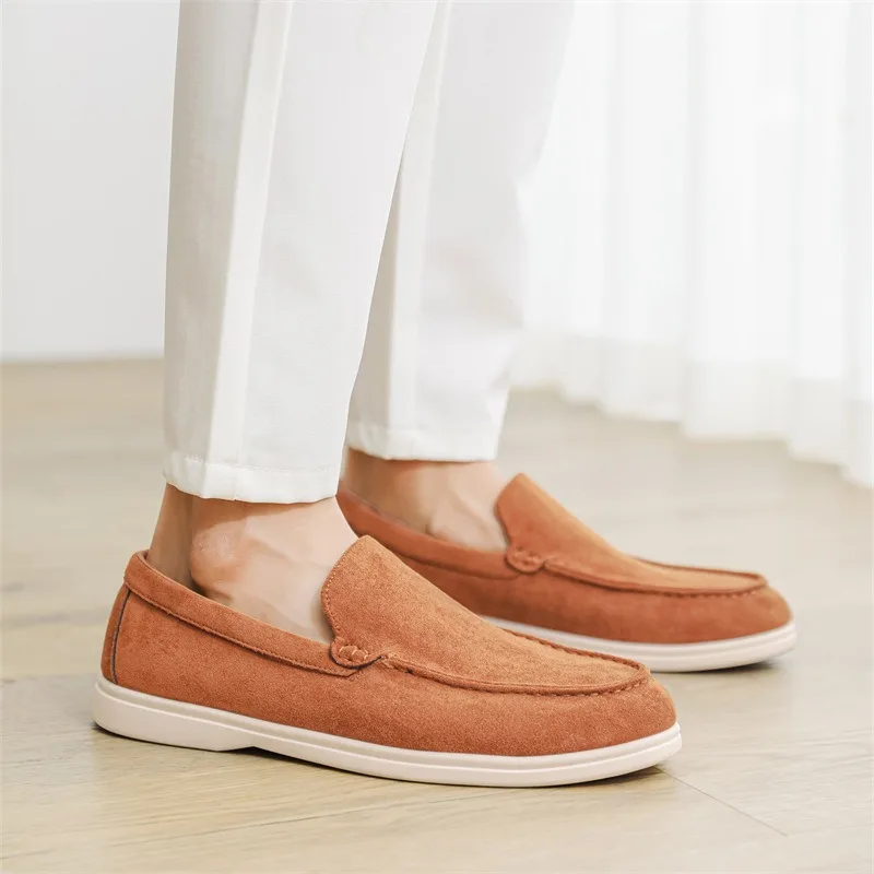 Men's Suede Leather Loafers Classic Lightweight Soft Males Slip on Driving Flats Comfort Casual Walking Shoes Zapatillas Hombre
Men's Suede Leather Loafers Classic Lightweight Soft Males Slip on Driving Flats Comfort Casual Walking Shoes Zapatillas Hombre