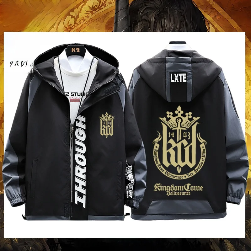 Spring Autumn Casual Men's Jaet Heaven's Rescue 2 Game Collaborative Hooded Sweatirt Stand Fit Thiened Polyester Zip...
Spring Autumn Casual Men's Jaet Heaven's Rescue 2 Game Collaborative Hooded Sweatirt Stand Fit Thiened Polyester Zip...