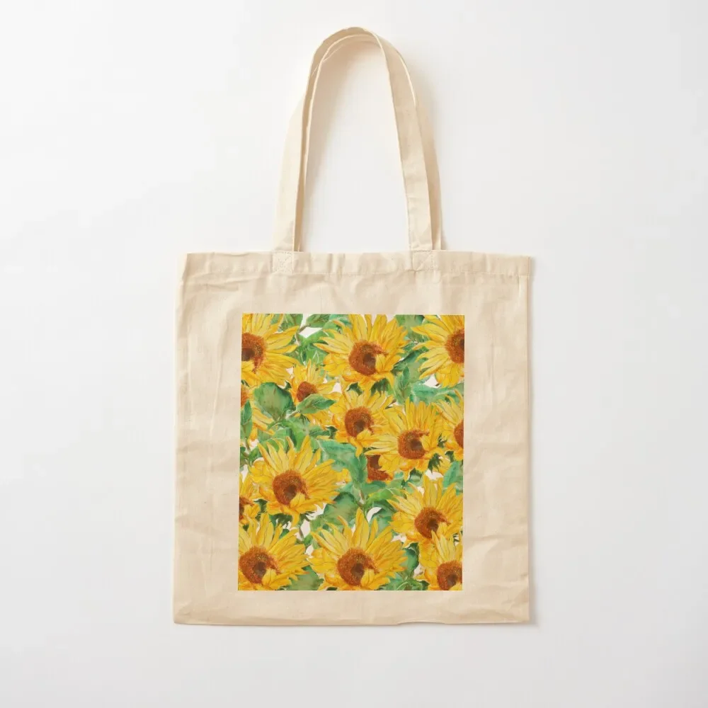 bright yellow sunflower watercolor pattern Tote Bag canvas tote bags shopper bag woman
bright yellow sunflower watercolor pattern Tote Bag canvas tote bags shopper bag woman