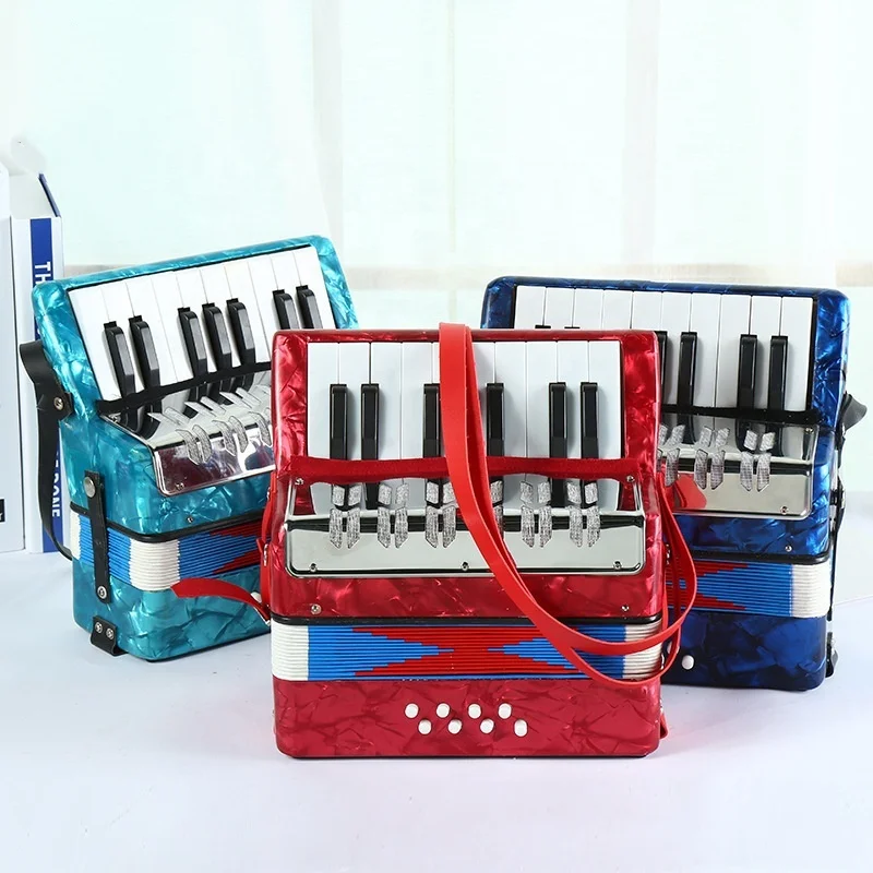 Hooqu Cheap Wholesale High Grade 8 Bass Grill Red 17 Keys Accordion For Mini Music Keyboard Instrument
Hooqu Cheap Wholesale High Grade 8 Bass Grill Red 17 Keys Accordion For Mini Music Keyboard Instrument