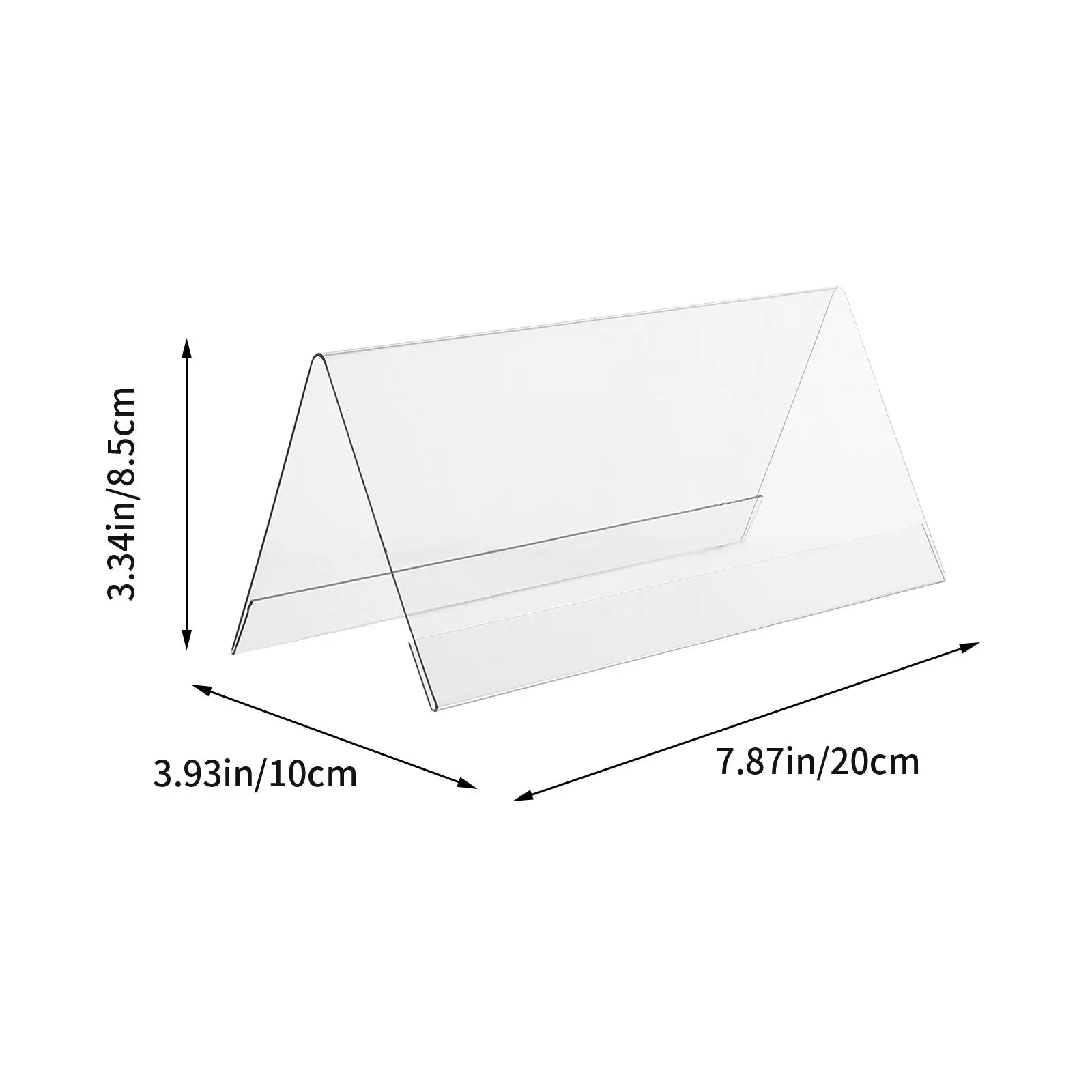 5pcs Acrylic Display Cards Transparent 200x100mm Double-sided Fall-resistant Showing Board for Conference Guest Seat Name Card
5pcs Acrylic Display Cards Transparent 200x100mm Double-sided Fall-resistant Showing Board for Conference Guest Seat Name Card