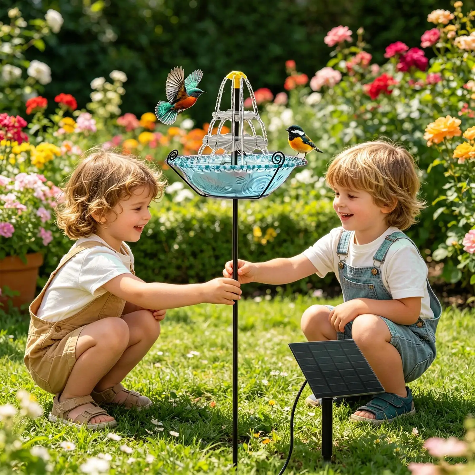 Solar Bird Bath Bluebird Watering Container Outdoor Hummingbird Waterer For Gardeners Homeowners Nature Lovers Backyard Patio
Solar Bird Bath Bluebird Watering Container Outdoor Hummingbird Waterer For Gardeners Homeowners Nature Lovers Backyard Patio