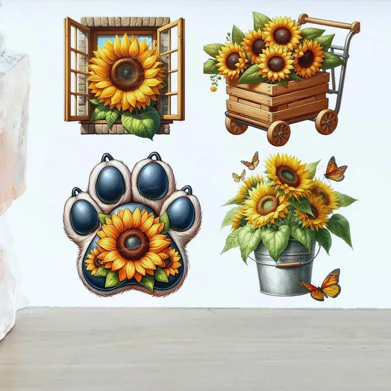 Sunflower Wall Stickers Living Room Sofa Background Decoration Wallpaper For Home Decor Kids room Art Decals Sticker S162
Sunflower Wall Stickers Living Room Sofa Background Decoration Wallpaper For Home Decor Kids room Art Decals Sticker S162