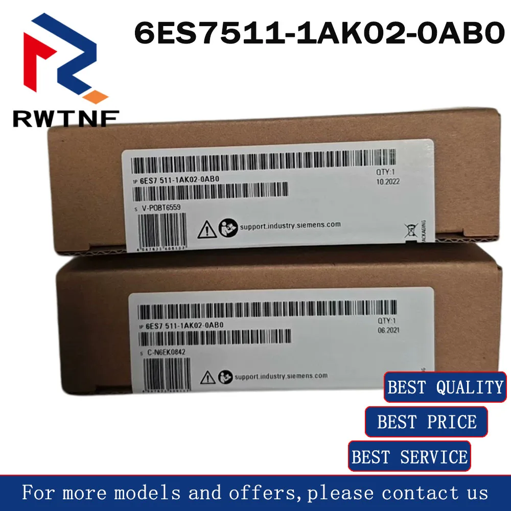 Brand New Genuine 6ES7511-1AK02-0AB0 SIEMENS S7-1500 CPU central processing unit module,100% original warehouse stock
Brand New Genuine 6ES7511-1AK02-0AB0 SIEMENS S7-1500 CPU central processing unit module,100% original warehouse stock
