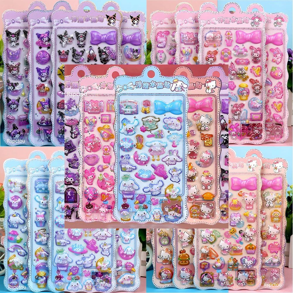 4pcs Kawaii Sanrio Series Bubble Stickers Cute Cartoon Three-dimensional 3D Puffy Decals Scrapbook Phone Laptop Sticker Packing
4pcs Kawaii Sanrio Series Bubble Stickers Cute Cartoon Three-dimensional 3D Puffy Decals Scrapbook Phone Laptop Sticker Packing