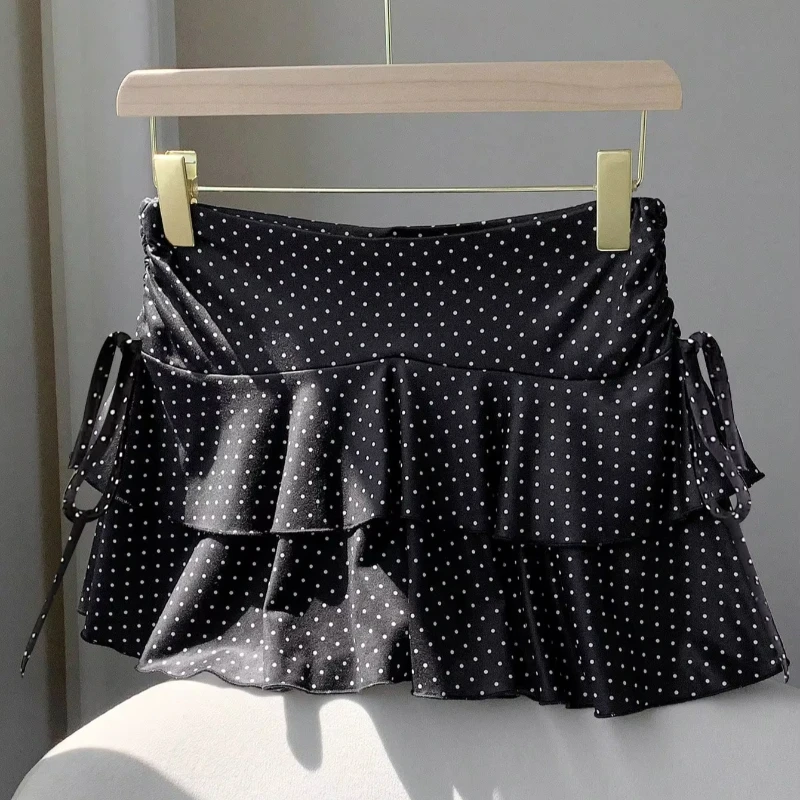Summer Retro Street Black Irregular Polka Dots Casual Bottoming Skirt Ins Wind Sweet Pure Desire Slim Fluffy Skirt Women's Dress
Summer Retro Street Black Irregular Polka Dots Casual Bottoming Skirt Ins Wind Sweet Pure Desire Slim Fluffy Skirt Women's Dress