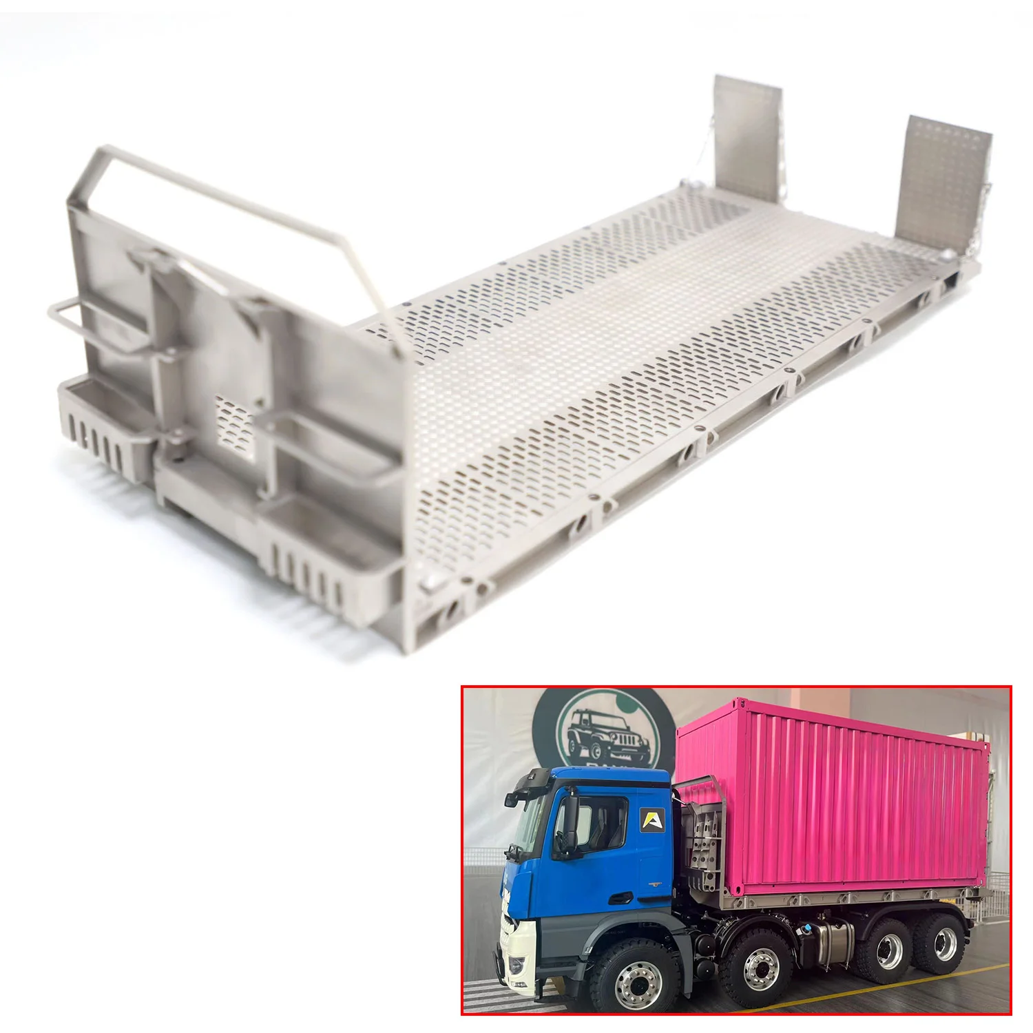 Kabolite RC металлическая древесина планшетная кровать для масштаба 1/14 8X8 гидравлический самосвал с дистанционным управлением K3365 K3366 модель неокрашенный аксессуар
Kabolite RC металлическая древесина планшетная кровать для масштаба 1/14 8X8 гидравлический самосвал с дистанционным управлением K3365 K3366 модель неокрашенный аксессуар