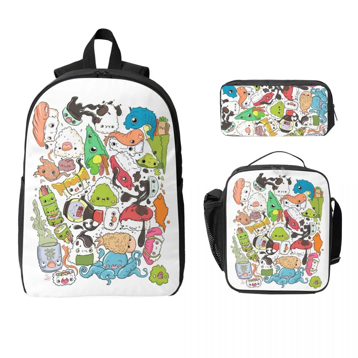 Sushi Bar The Point Of Nori-turn Backpack Student Boy Girls BookBag School Bag Shoulder Bags 3ps Insulated Lunch Bag Pencil Case
Sushi Bar The Point Of Nori-turn Backpack Student Boy Girls BookBag School Bag Shoulder Bags 3ps Insulated Lunch Bag Pencil Case