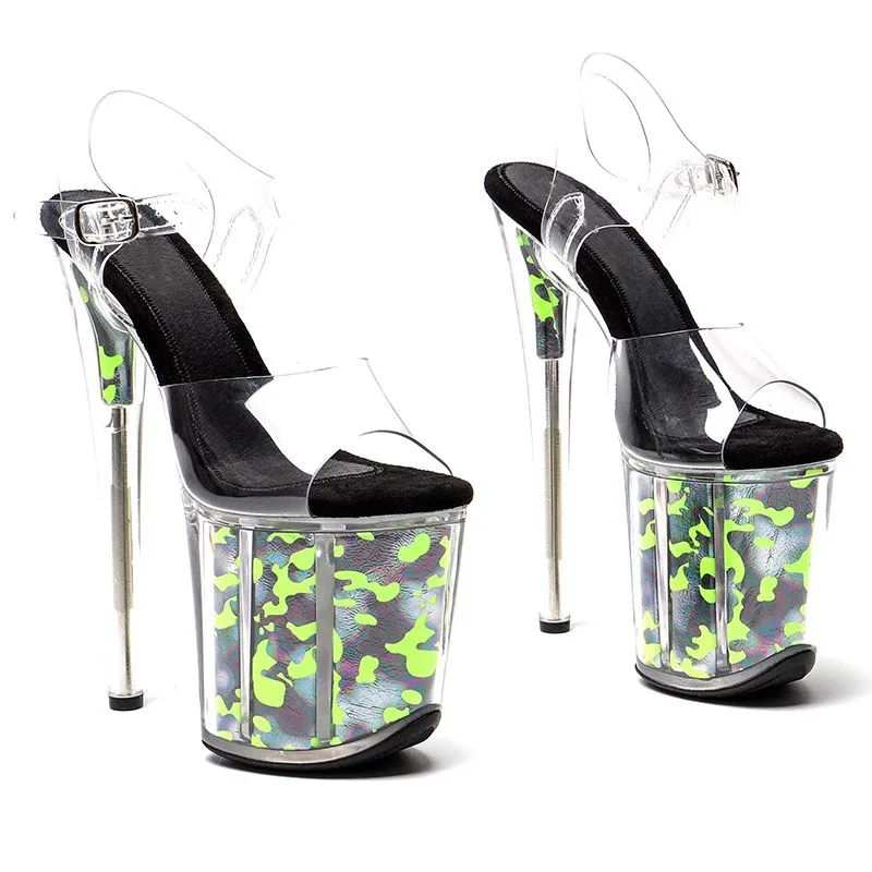 Wome Fashion 20CM/8inches PVC Upper Platform Sexy High Heels Sandals Pole Dance Shoes 234
Wome Fashion 20CM/8inches PVC Upper Platform Sexy High Heels Sandals Pole Dance Shoes 234