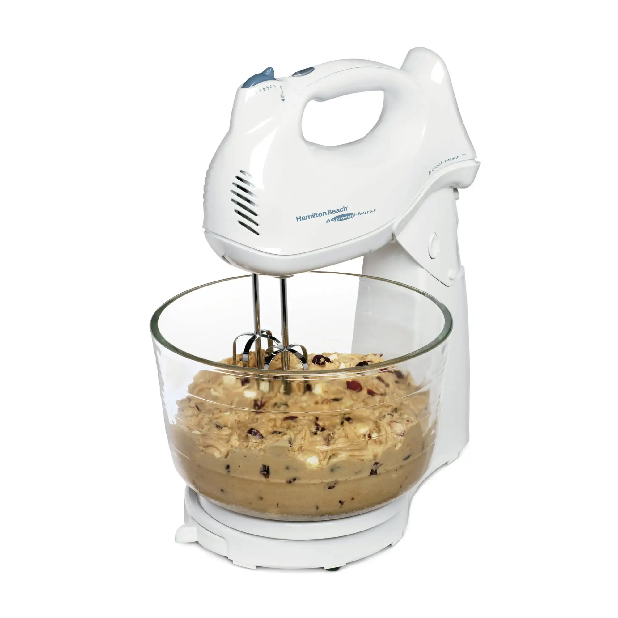 Power Deluxe Stand and Hand Mixer Combo for Kitchen, 4 Quart, 6 Speeds with Quick Burst, White
Power Deluxe Stand and Hand Mixer Combo for Kitchen, 4 Quart, 6 Speeds with Quick Burst, White