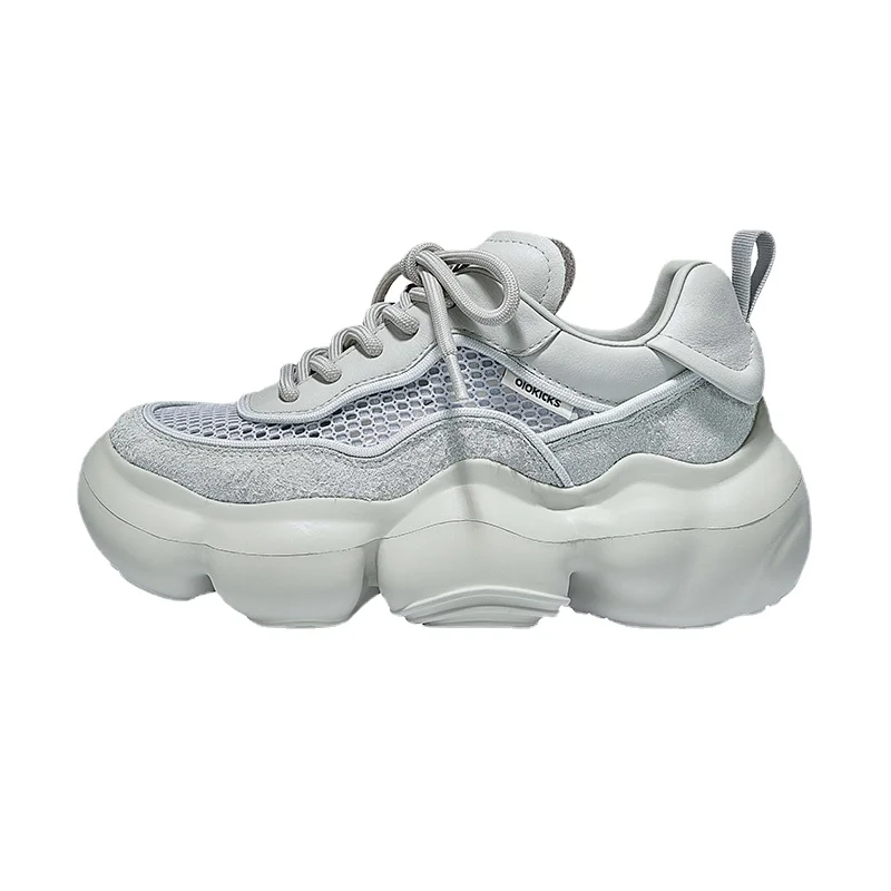 European-American Couple Design Thick Sole Heightened Dad's Shoes for Men Fashion Sneakers Platform Casual Sports Elevator Shoes
European-American Couple Design Thick Sole Heightened Dad's Shoes for Men Fashion Sneakers Platform Casual Sports Elevator Shoes