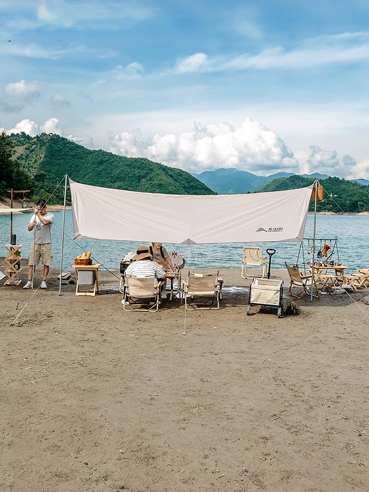 Outdoor Large Canopy Tent Sun Protection Sun Protection Wild Beach Waterproof Rain Camp Equipment Picnic Tents Awnings Shade
Outdoor Large Canopy Tent Sun Protection Sun Protection Wild Beach Waterproof Rain Camp Equipment Picnic Tents Awnings Shade
