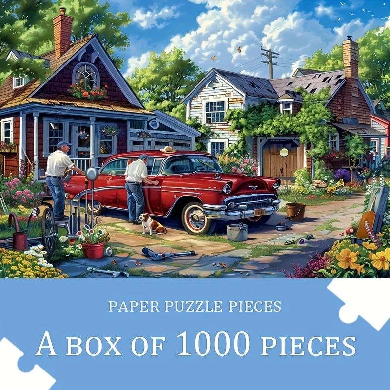 300/500/1000 шт., ретро-пазлы для гаража, декомпрессионные игрушки для взрослых, семейная игра, домашний декор, летние каникулы, подарок на день рождения
300/500/1000 шт., ретро-пазлы для гаража, декомпрессионные игрушки для взрослых, семейная игра, домашний декор, летние каникулы, подарок на день рождения