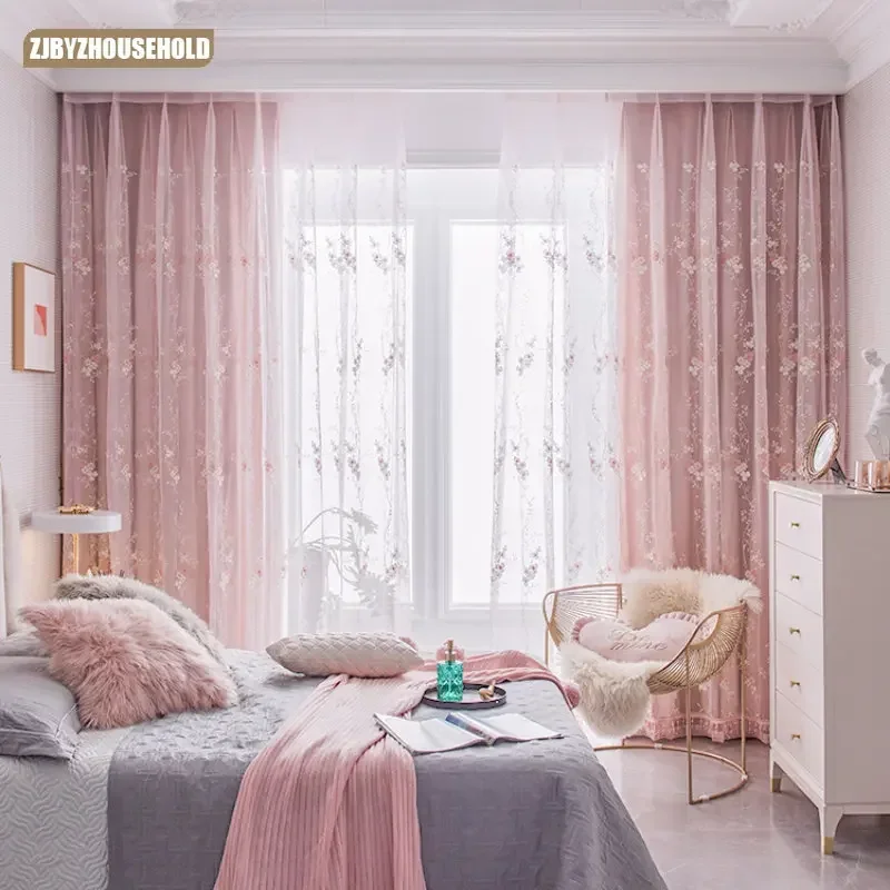 European Style Curtains for Living Dining Room Bedroom Light and Luxurious Embroidery Shading Cloth Floating Window Customized
European Style Curtains for Living Dining Room Bedroom Light and Luxurious Embroidery Shading Cloth Floating Window Customized