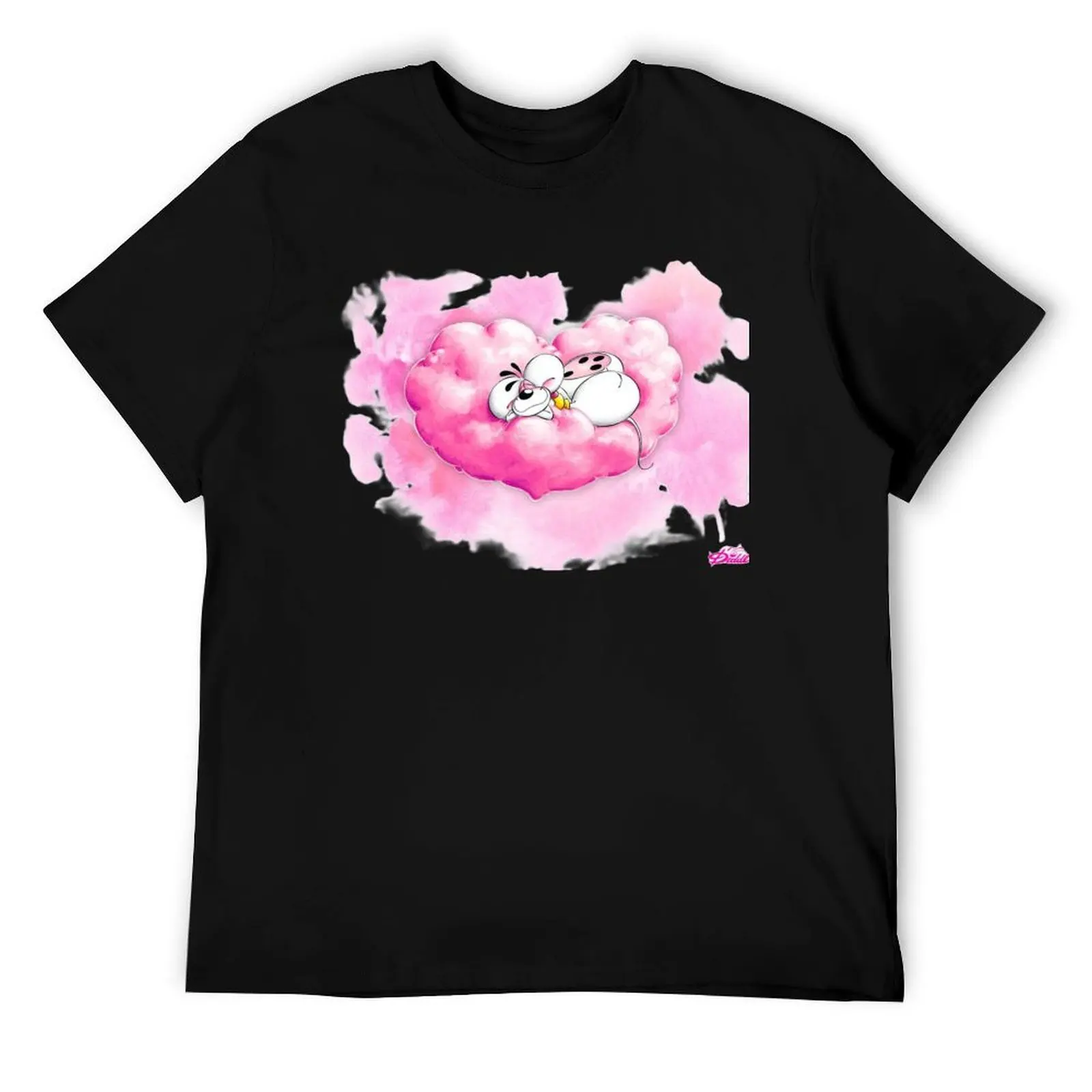 Diddl on his pink heart shaped cloud T-Shirt man t shirt heavy cotton t shirts for man graphic funny T-Shirt
Diddl on his pink heart shaped cloud T-Shirt man t shirt heavy cotton t shirts for man graphic funny T-Shirt