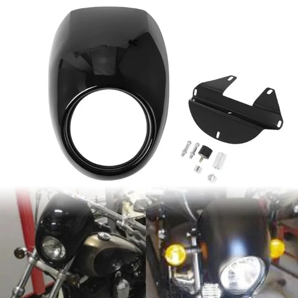 For 1973-UpFine Harley-Davidson Dyna FX Sportster XL 1200 Iron 883 Front Fork Mount Kits Headlight Mask Fairing Cover Head Light
For 1973-UpFine Harley-Davidson Dyna FX Sportster XL 1200 Iron 883 Front Fork Mount Kits Headlight Mask Fairing Cover Head Light