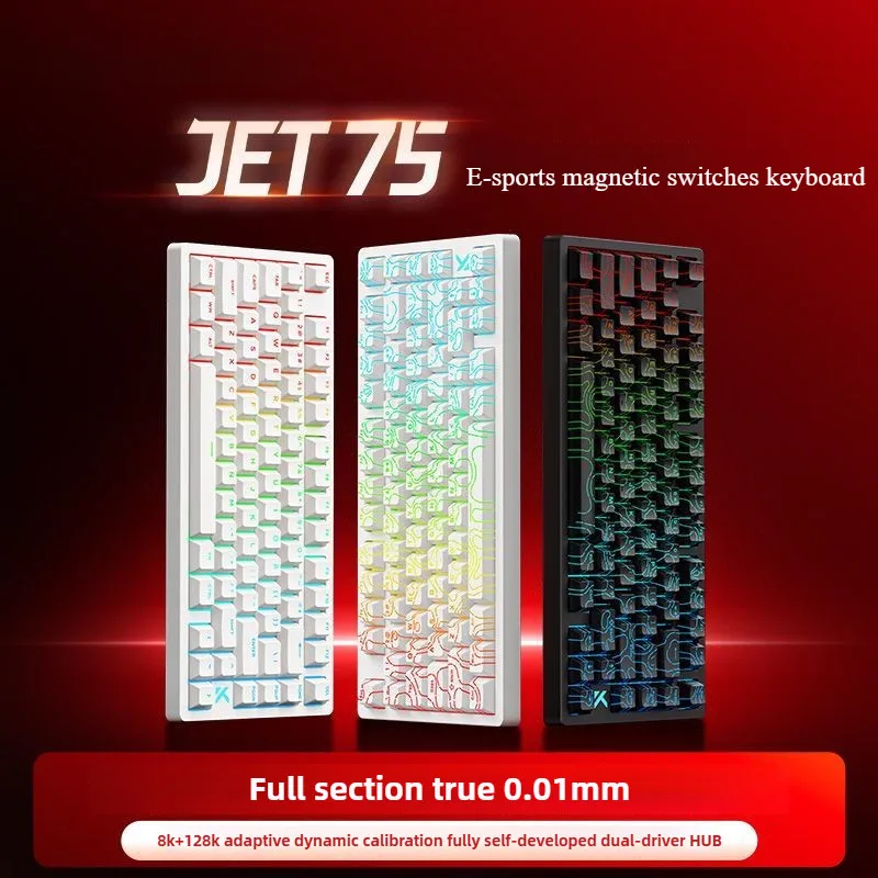 MCHOSE Jet 75 Magnetic Switch E-sports Mechanical Keyboard 75% Rapid Trigger Wired Low Latency for Gaming
MCHOSE Jet 75 Magnetic Switch E-sports Mechanical Keyboard 75% Rapid Trigger Wired Low Latency for Gaming